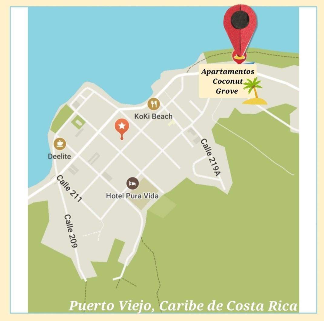 Cabinas Coconut Grove Puerto Viejo de Talamanca Eksteriør bilde